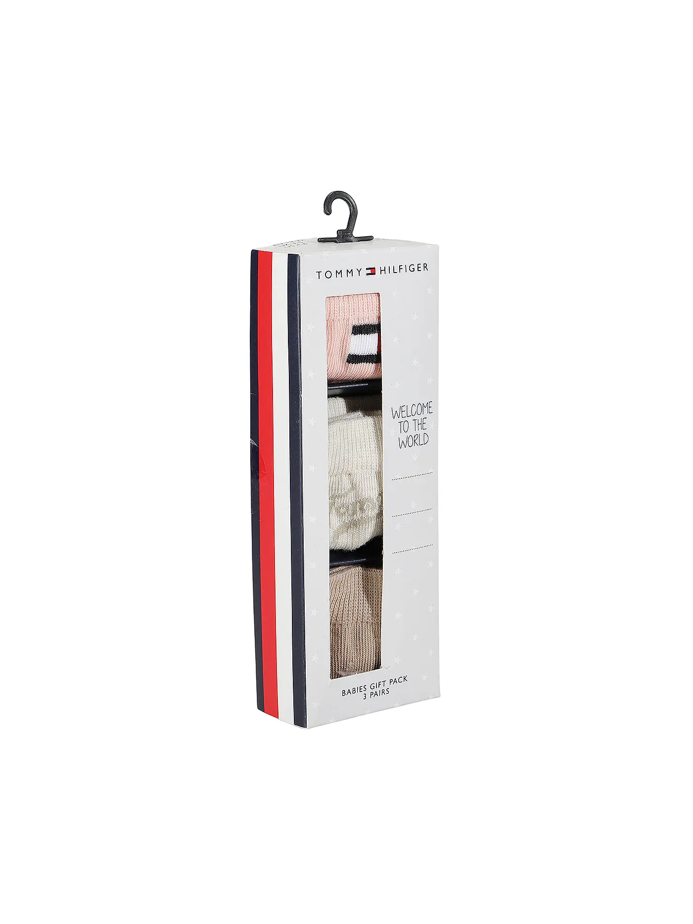 TOMMY HILFIGER | Jungen Socken Geschenkebox 3-er Pkg. tommy original | rosa